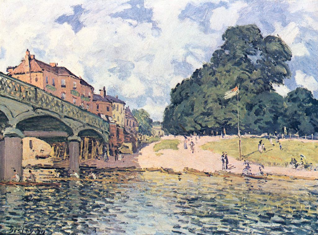 Painting by Alfred Sisley