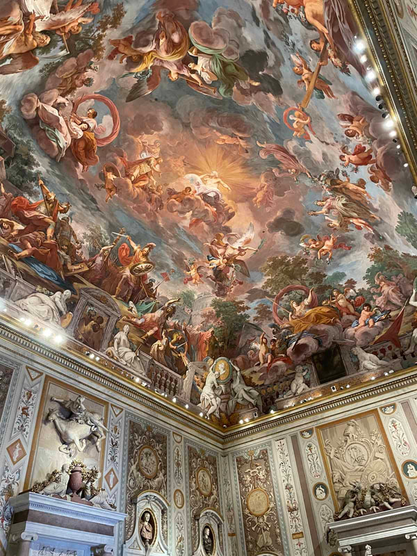 Ceiling painting Borghese Gallery