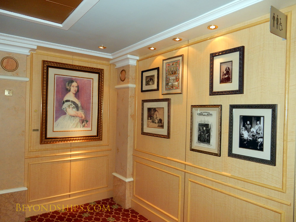 Art collection Queen Victoria cruise ship