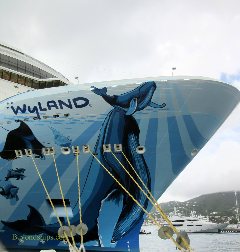 Wyland mural on cruise ship Norwegian Bliss