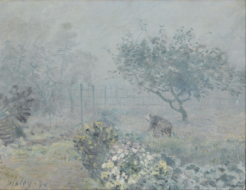 Painting by Alfred Sisley