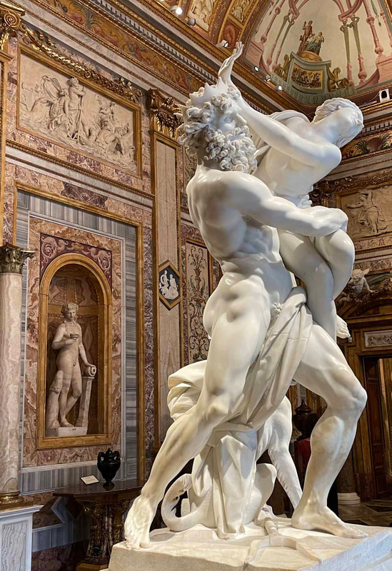 Bernini's Rape of Proserpine, Borghese Gallery