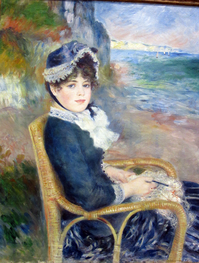 Pierre Auguste Renoir, By the Seashore.