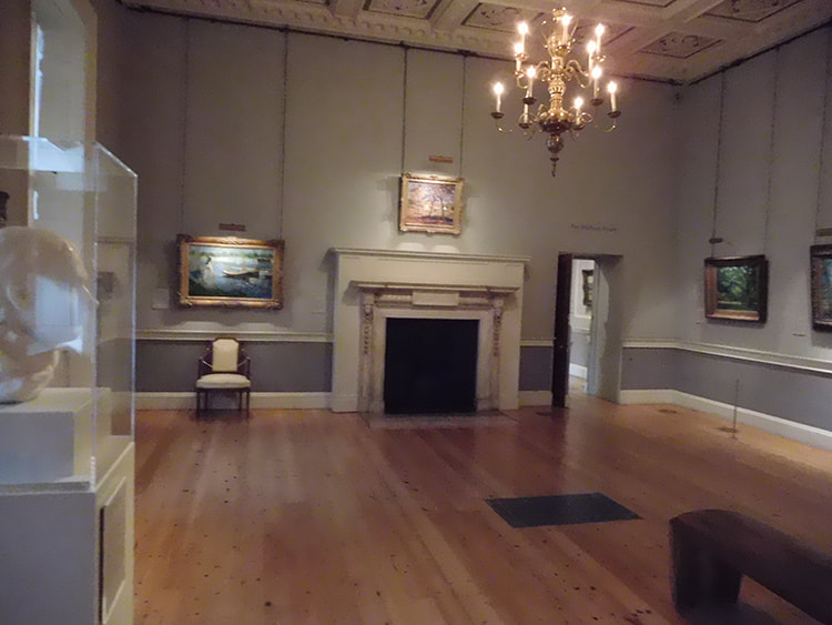 A gallery at the Courtauld Institute