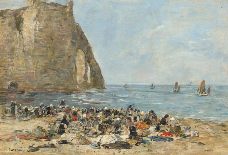 Painting by Eugene Boudin