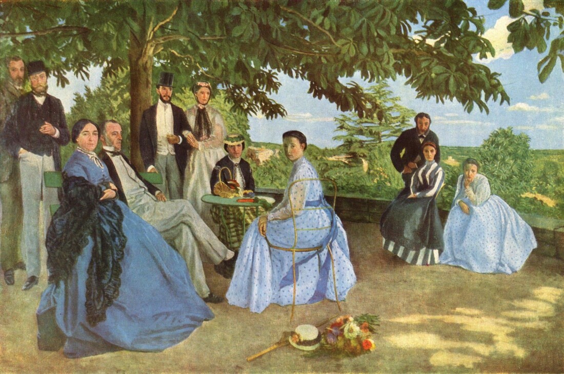 Painting by Frederic Bazille