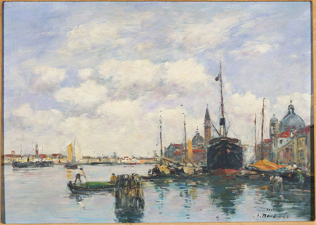 Painting by Eugene Boudin