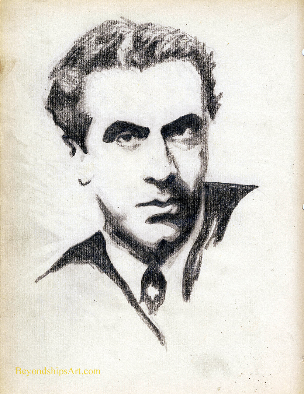 Portrait of Ernst Toller by Valda