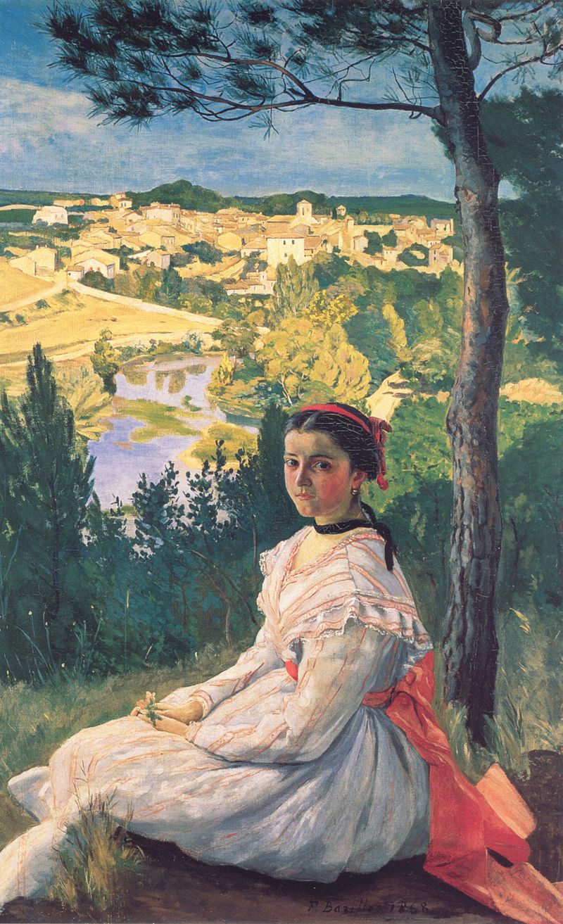 Painting by Frederic Bazille