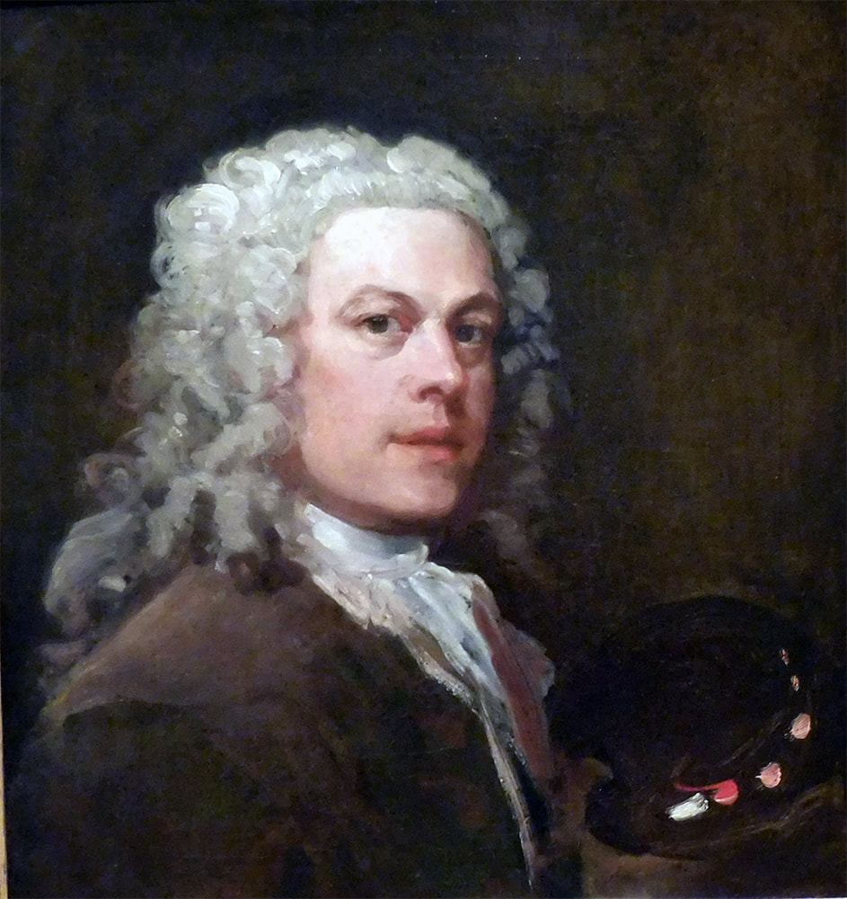 William Hogarth, self-portrait