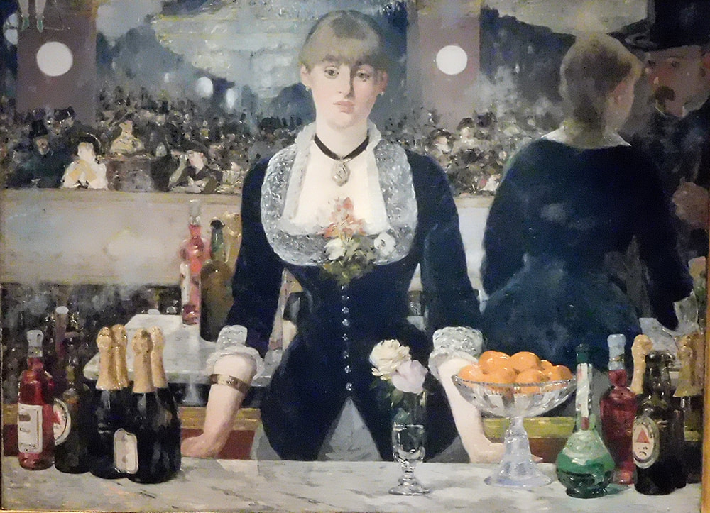 Manet, A Bar At The Folies Bergere