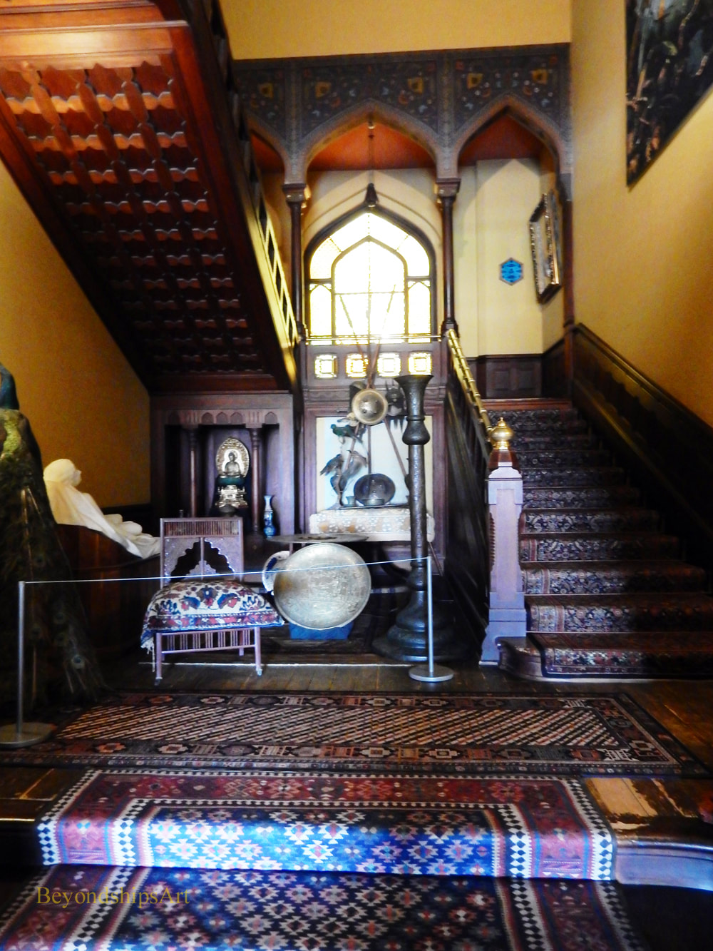 Olana, home of Frederic Church, staircase
