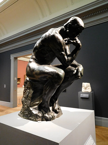 Rodin's The Thinker at the Metropolitan Museum of Art