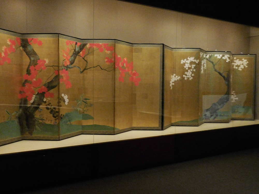 Six Panel Screens by Sakai Hoitsu.