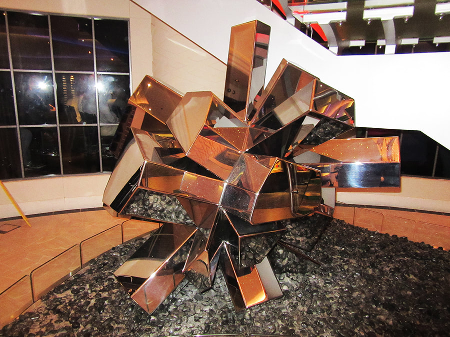 Ari Levy sculpture on Norwegian Escape